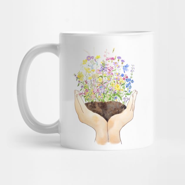 wildflowers on hand by colorandcolor